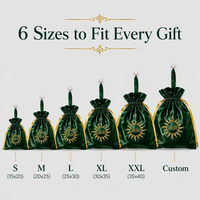 Étui de luxe personnalisé en satin avec cordon de serrage pour bijoux, sac de rangement de voyage, organisateur pour cosmétiques et souvenirs