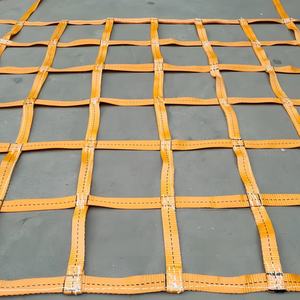 3*3m 3.5*3.5m Filet <span class=keywords><strong>de</strong></span> levage industriel en polyester 1-3t Port <span class=keywords><strong>de</strong></span> <span class=keywords><strong>quai</strong></span> Plat Multi-spécifications Filet <span class=keywords><strong>de</strong></span> protection <span class=keywords><strong>de</strong></span> levage - Product Image 3