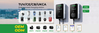 Chargeur mural pour véhicules électriques 7,6 kW, 9,6 kW, 11,5 kW, compatible avec les ports JP/US/EU, AC 240V, avec WiFi, IP65, montage mural