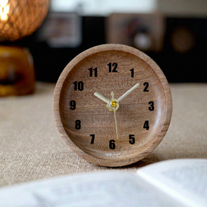 Modern Wooden <b>Clock</b> for Office Desk and Home Decor Smart Table <b>Clocks</b> - Product Image 1