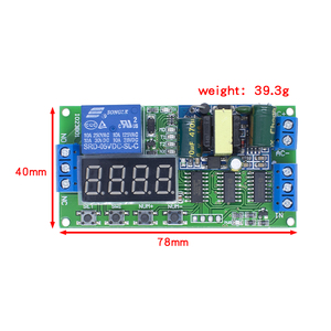 Convertitore IO23B01 AC 110V 220V, Relè Autobloccante Multifunzione, Modulo Timer Ciclico PLC, Interruttore Temporizzato per Vari Relè - Product Image 4