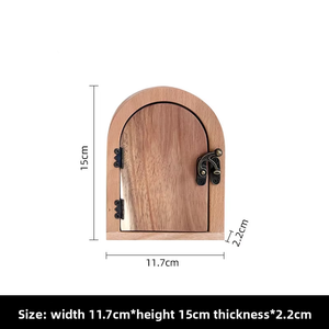 Cover protettiva antipolvere decorativa creativa in legno massello in legno, - Product Image 6