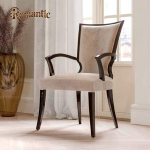 Ensemble de <span class=keywords><strong>table</strong></span> et de chaises de salle à manger en <span class=keywords><strong>bois</strong></span> naturel néoclassique de luxe avec <span class=keywords><strong>table</strong></span> de salle à manger en <span class=keywords><strong>bois</strong></span> massif noir brillant 6 places - Product Image 4