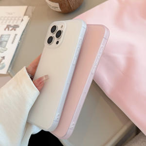 Coque minimaliste INS pour iPhone 16, iPhone 15, 17 Pro Max, silicone couleur unie, antichoc pour iPhone 13, transparente pour iPhone 12 - Product Image 1