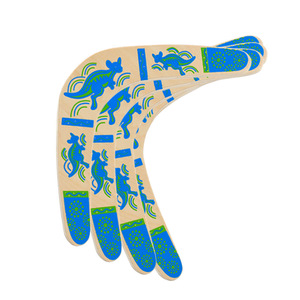 Boomerang para Niños, Juguete de Madera con Diseño de Disco Volador, para Deportes al Aire Libre, con Mecanismo de Retroceso, Modelo Estándar en Forma de V, 2022 - Product Image 3