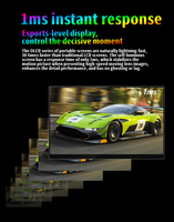2024 oled 4k moniteur portable Full Hd Display Vga Lcd oled 15.6 pouces écran tactile pour les jeux
