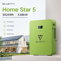 Sistema de Generador Solar Doméstico Todo en Uno de 5kWh para Refrigerador, TV, Iluminación, Ventilador y Router, con Pago por Uso