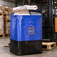 Sac de transit en plastique PE avec cordon de serrage pour entrepôt, vente en gros