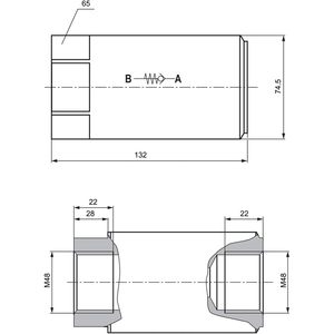 Válvula de Retención Hidráulica Rexroth R901454090 420Bar S30A05-10/420J3 Válvula Unidireccional - Product Image 2