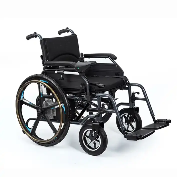 2023 EW-05 foldable wheelchair mobilidade scooters elétrica 4 rodas cadeira de rodas eletrônica com braço ajustável