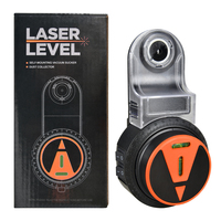 Accessoires pour outils de niveau laser à lumière rouge et collecteur de poussière électrique mural 2 en 1 en acier et plastique