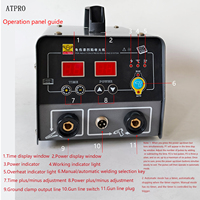 FY-TECH FY1180W Outil de réparation de bosses de voiture en fer et aluminium, type plug-in, avec récepteur de chaleur, pour étirer et restaurer la tôle, façonnage sans soudure