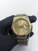 Jam Tangan Mekanik Mewah Baru dengan Bezel Gigi Anjing, Mesin NH35, Gaya Bisnis dan Fashion