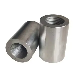 Steel Screw Rebar / Carbon Steel Connecting Sleeve | Reinforcing Steel Bar Coupler