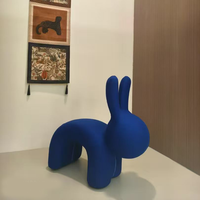 Canapé de relaxation créatif pour enfants, motif lapin elfe de dessin animé, pour intérieur, balcon, salon, banc à chaussures décontracté, chaise d'appoint design