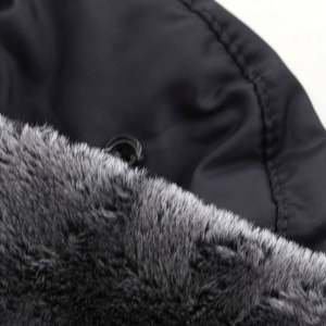 Gorro de Invierno Grueso con Protección Contra el Viento, Estilo TROOPER, Color Sólido, con Orejeras de Piel, para Hombre y Mujer, para Actividades al Aire Libre - Product Image 5