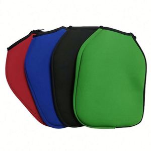 Custom Logo Zippered Neoprene Storage Bag Case Racket Sleeve Pickleball Paddle <b>Cover</b> Gift - Product Image 2
