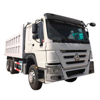 Camion benne d'occasion Howo 6x4 10 roues 10 tonnes Sinotruck, diesel, robuste, pour l'exploitation minière - Vente chaude