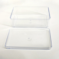 Boîtes de rangement durables en forme de rectangle avec couvercle, boîte en plastique pour bonbons, vente en gros