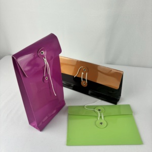 Custom Mailing Bags CMYK Offset Printing Reusable Recyclable Kraft Cardboard Paper <strong>Envelopes</strong> with Snap Closure <strong>String</strong> - Product Image 3