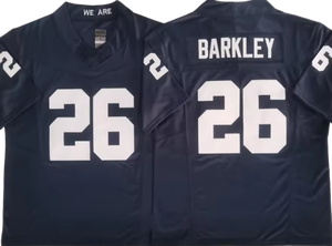 قميص كرة قدم رجالي من كلية بنن ستيت، رقم 26 ساكوون باركلي، رقم 44 تايلر وارن، إصدار محدود أمريكي، قابل للتنفس ومطرز - Product Image 4
