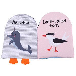 Libro <span class=keywords><strong>de</strong></span> Tela Educativo <span class=keywords><strong>de</strong></span> Pingüino <span class=keywords><strong>en</strong></span> Blanco y Negro para Niños, Juguete <span class=keywords><strong>de</strong></span> Peluche para Actividades Silenciosas - Product Image 4