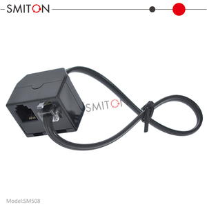 <span class=keywords><strong>Adaptador</strong></span> Divisor de Línea Telefónica <span class=keywords><strong>RJ9</strong></span> 4P4C Macho <span class=keywords><strong>a</strong></span> Doble <span class=keywords><strong>RJ9</strong></span> 4P4C Hembra con Filtro - Product Image 3