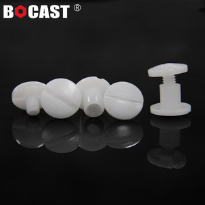 Attache à pression en plastique Bocast 5.6*6-5.6*30, clip de papeterie circulaire à serrage manuel - Product Image 1