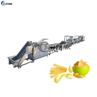 Ligne de production de chips de banane frites snack traitement de chips de légumes prix