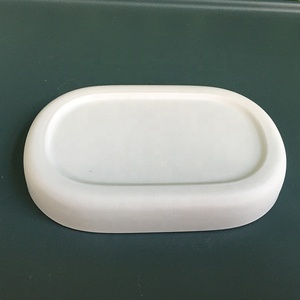 Recipiente de jabonera de bambú de precio barato moderno caja de jabón de barra hecha a mano ovalada con bandeja de drenaje para Cocina - Product Image 4