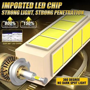 Tutto un Design D2H faro proiettore a LED 100W 11500LM 6500K Kit Retrofit auto emesso 360 gradi per i modelli A3 A4 A1 - Product Image 5