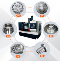 Machine de tournage CNC anti-vibrations FCK50, effet d'usinage de précision, adaptée aux pièces de roulement et de pipeline