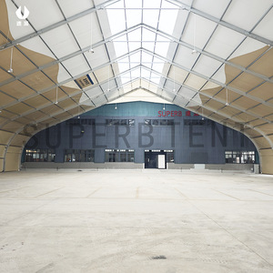 Superbe tente tubulaire ovale en PVC, double couche, imperméable, pour entrepôt, stockage, événements - Product Image 2