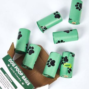 Eco-Friendly Biodegradable Dog Poop Bag Holder Dispenser with Waterproof <b>Compostable</b> Plastic Rolls and Environmental Protection - Product Image 5