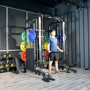 Smith Machine de gymnastique, prix de Machine d'entraînement multifonctionnel, Combo