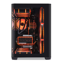 Caja de PC para Juegos ATX Panorámica Curva Completa 2851A de Marca Privada, OEM ODM, Fuente Directa de Fábrica, Pedidos al por Mayor, Chasis de Computadora, Carcasa de PC