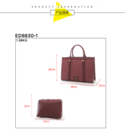 QAZA Sacs à Main Femme 2026 Nouveauté Ensemble de Sacs 2-en-1 en Cuir PU Tressé Sac Fourre-Tout Esthétique pour Dames