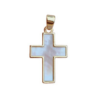Pendentif multicolore Bohème tendance en émail croisé Accessoires en cuivre Collier Bracelet Boucles d'oreilles Amulette Charm