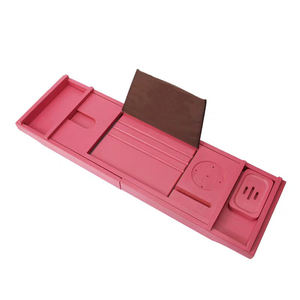 Di lusso Allungabile <span class=keywords><strong>Vasca</strong></span> <span class=keywords><strong>Da</strong></span> <span class=keywords><strong>Bagno</strong></span> Caddy Vassoio con il Libro e Supporto Del Vino, di Legno di Bambù <span class=keywords><strong>Bagno</strong></span> Organizer Vassoio <span class=keywords><strong>da</strong></span> Letto di Trasporto Sapone Grigio - Product Image 2