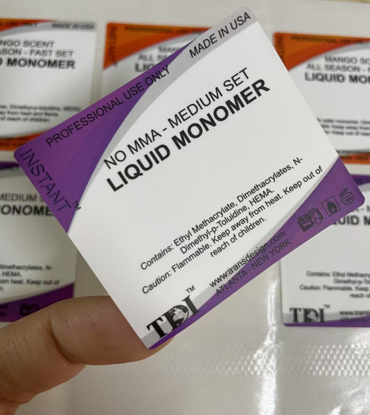 Custom Roll Label Stickers For Business Product - Waterproof Square Label - Customized Logo Stickers Packaging Printing