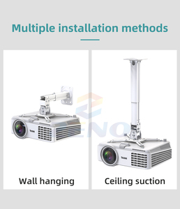ज़ेनो PDS58-12 एल्यूमीनियम प्रोजेक्टर छत ब्रैकेट हैंगर 360 डिग्री रोटेट लोड 15kg soporte de प्रोयक्टर - Product Image 3