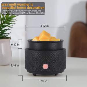Beeman chauffe-bougie électrique brûleur <span class=keywords><strong>à</strong></span> mazout en céramique brûleur <span class=keywords><strong>à</strong></span> cire de soja fondu en métal pour un usage domestique prise américaine Standard - Product Image 5