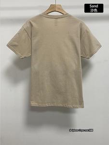 Camisetas personalizadas al por mayor para hombre, camiseta extragrande, camiseta de algodón grueso, camiseta comprimida, ropa de moda para hombre - Product Image 3