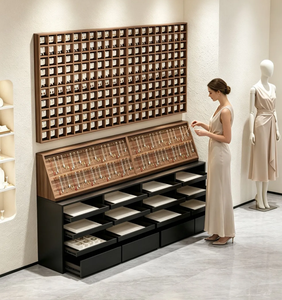 Meuble de rangement pour bijoux, présentoir à boucles d'oreilles, <span class=keywords><strong>armoire</strong></span> à colliers - Product Image 1