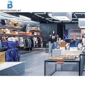 Fabbrica all'ingrosso abbigliamento personalizzato <span class=keywords><strong>Sportswear</strong></span> <span class=keywords><strong>Store</strong></span> Design da banco negozio di abbigliamento vetrina negozio di abbigliamento Design - Product Image 5