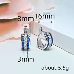 Boucles d'oreilles simples pour femmes, accessoires d'oreille classiques pour un usage quotidien - Product Image 4