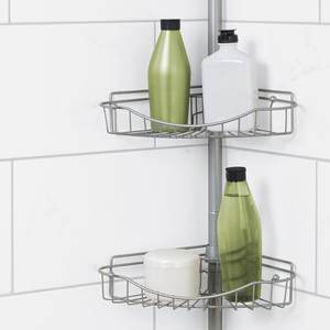 Organizador de Esquina Multiusos de Aluminio, <span class=keywords><strong>Soporte</strong></span> de <span class=keywords><strong>Ducha</strong></span> con Ventosa, Estante de Almacenamiento para Pared de Baño, <span class=keywords><strong>Sin</strong></span> Necesidad de Taladrar - Product Image 5