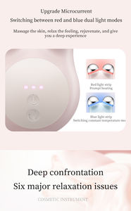 Mini appareil de beauté à micro-courant pour usage domestique, en matériau ABS, pour le massage du visage, l'élimination du double menton et le lifting cutané - Product Image 5