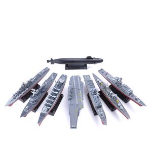 8 Uds por juego de plástico, modelos de <span class=keywords><strong>Hobby</strong></span>, cruceros marinos, conjunto militar, barco de la Marina, <span class=keywords><strong>Kits</strong></span> de construcción educativos para niños, submarinos, buques de guerra - Product Image 1