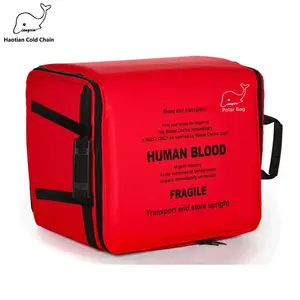 Sacs de transport de refroidisseur chimique médical portatif sac isolé thermique de paquet de gel de glace de nourriture de sang